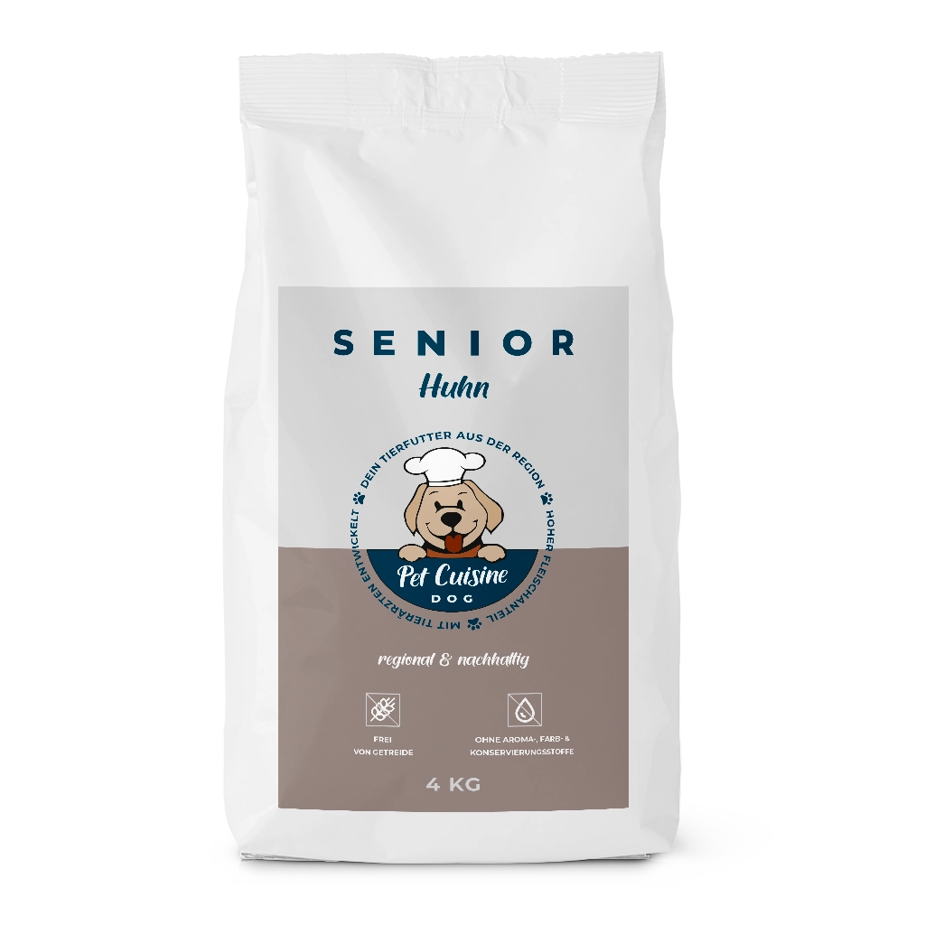 Pet Cuisine Hunde Trockenfutter SENIOR Huhn 4Kg Sack