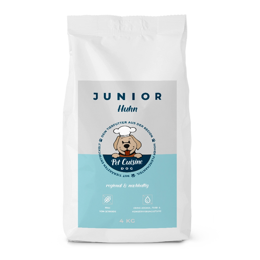 Pet Cuisine Hunde Trockenfutter JUNIOR Huhn 4Kg Sack