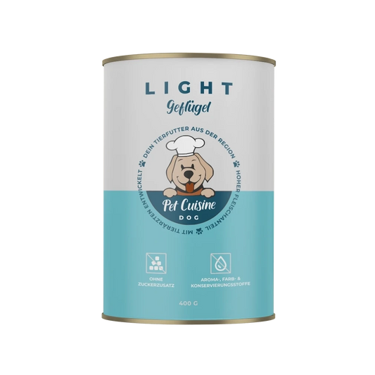 Pet Cuisine Hunderfutter LIGHT Geflügel 400g Dose