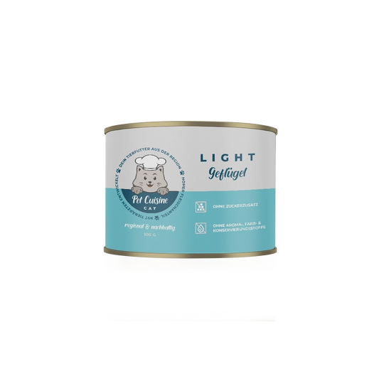 Pet Cuisine Katzenfutter LIGHT Geflügel 200g Dose