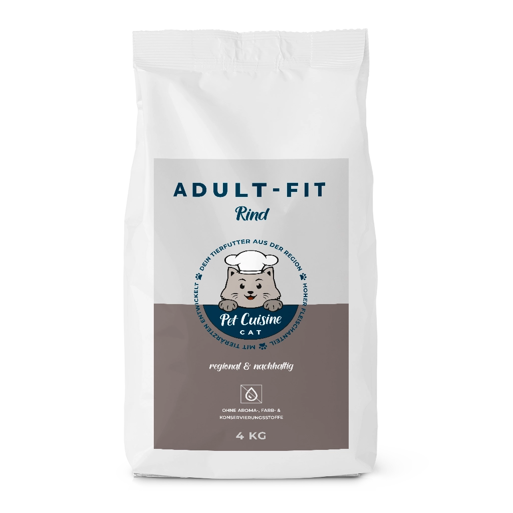 Pet Cuisine Katzen Trockenfutter ADULT-FIT Rind 4Kg Sack