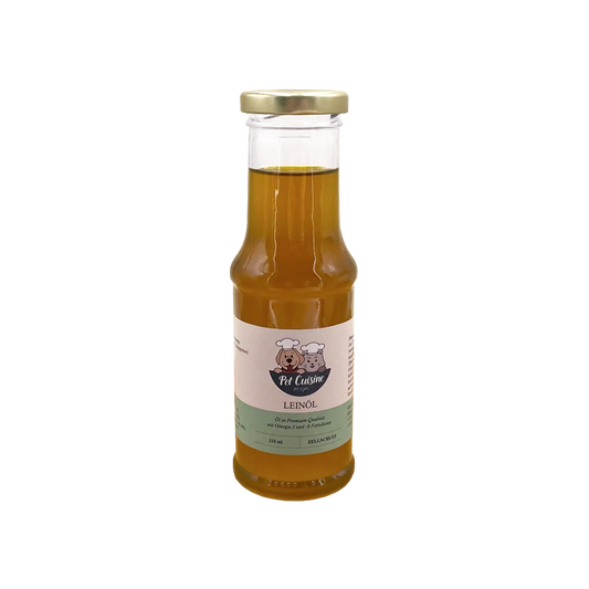 Pet Cuisine Leinöl für Hunde und Katze 210 ml Flasche